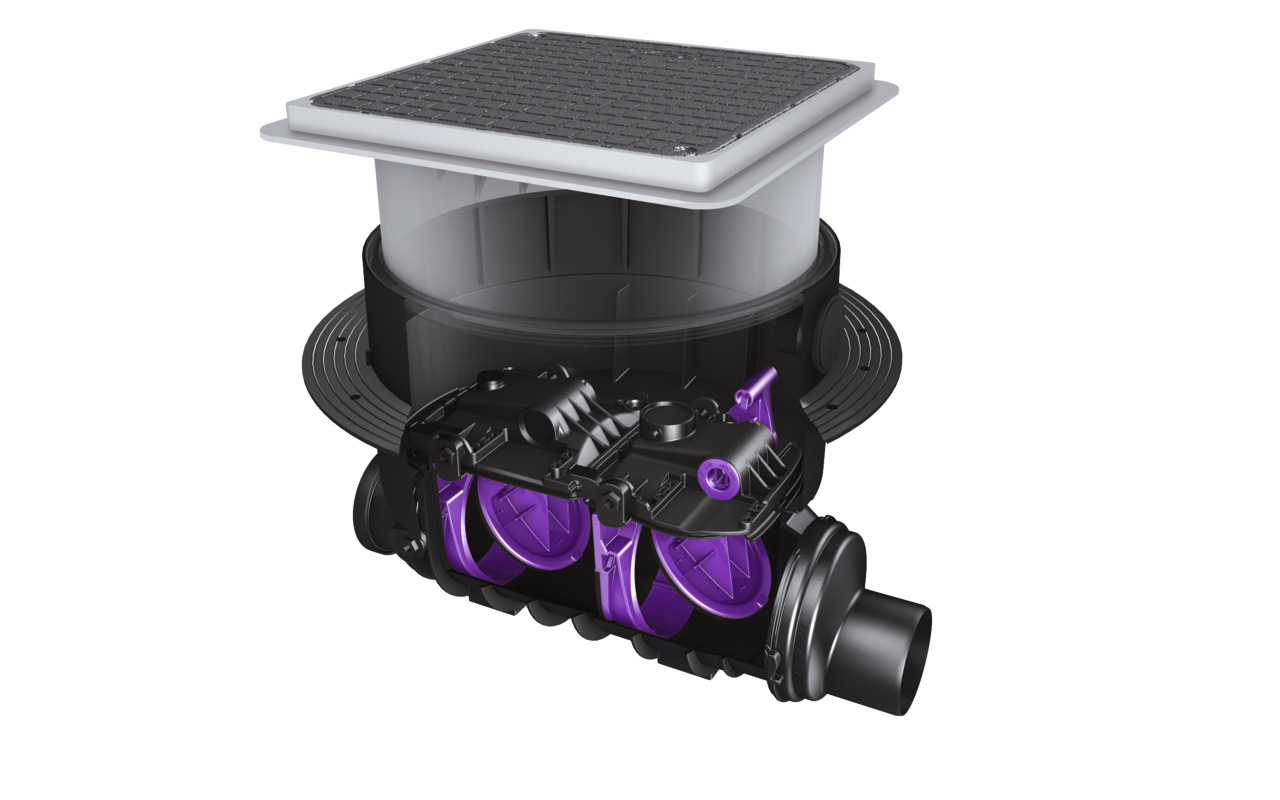 Version for installation in a concrete floor Version for installation in a concrete floor