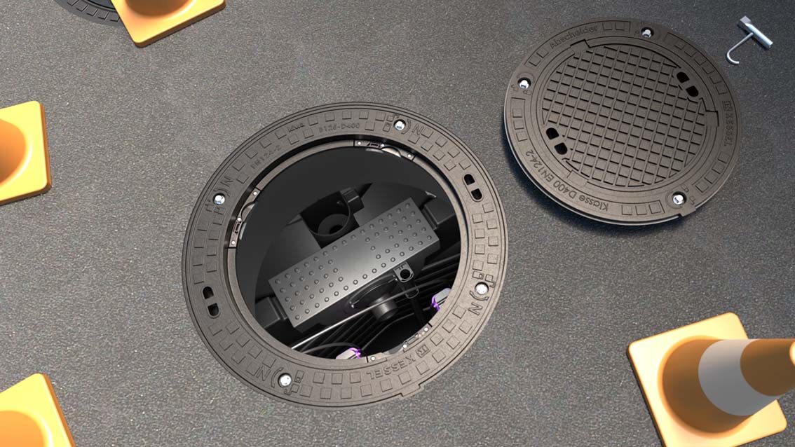 Simple checks and sample collection thanks to the small cover access Simple checks and sample collection thanks to the small cover access