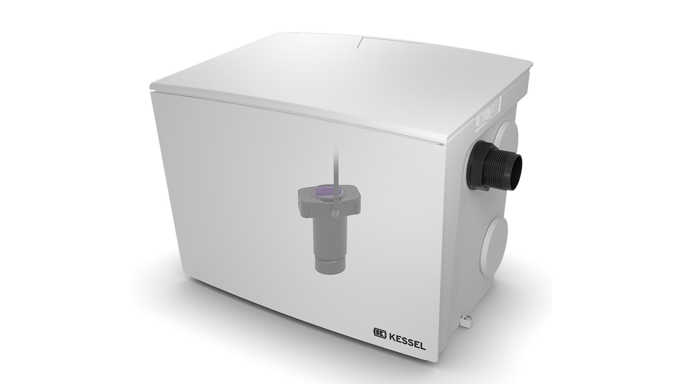 Adjustable pumping volume through height-adjustable float switch Adjustable pumping volume through height-adjustable float switch