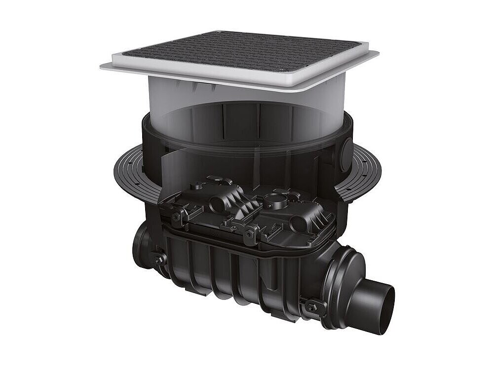 Controlfix clean out for floor slab installation Controlfix clean out for floor slab installation