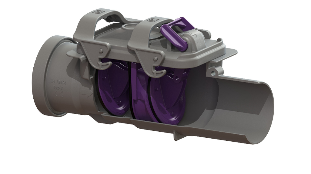 The Staufix DN 50 and Staufix DN 70 small backwater valves are standard-compliant according to DIN EN 13564 Type 2. The Staufix DN 50 and Staufix DN 70 small backwater valves are standard-compliant according to DIN EN 13564 Type 2.