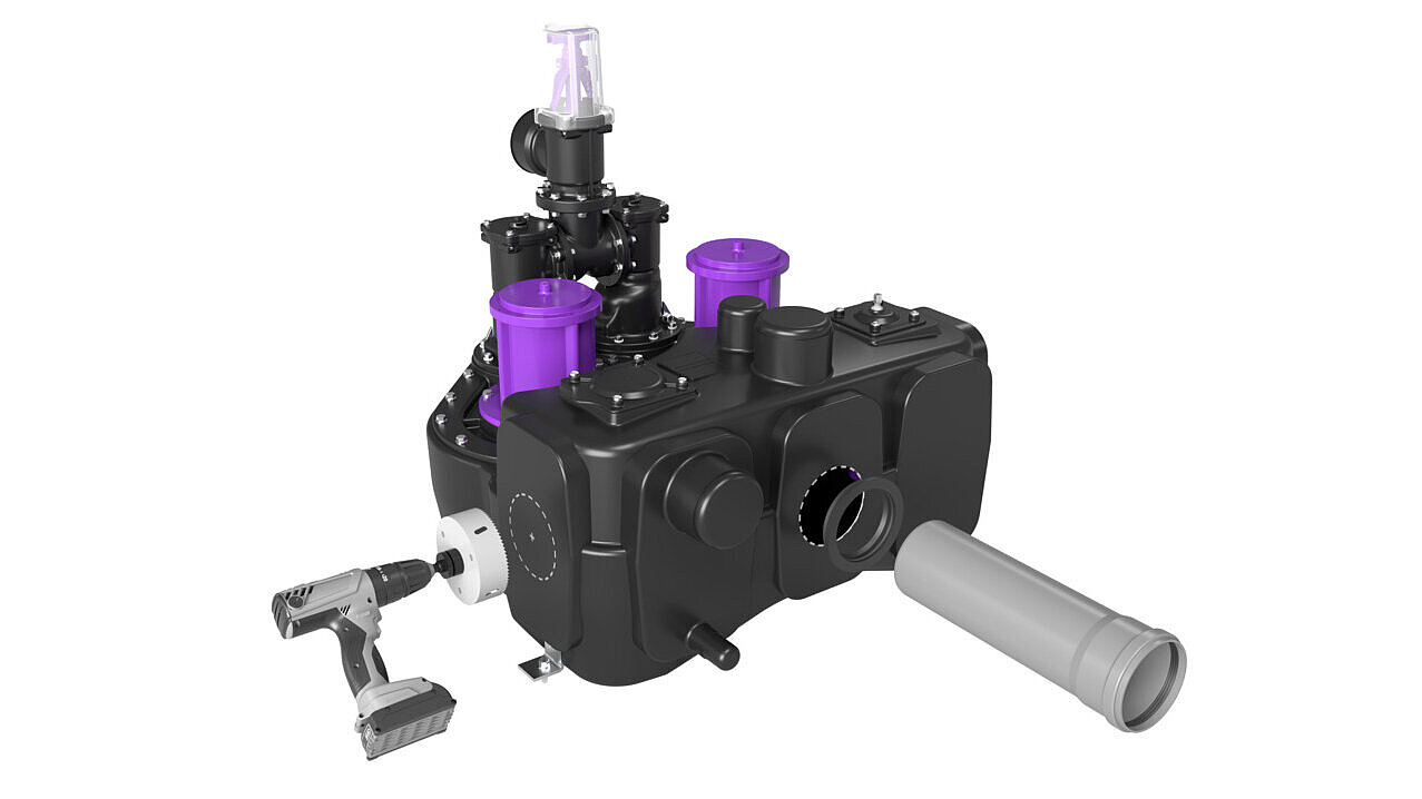Aqualift XL, variable drilling options Aqualift XL, variable drilling options