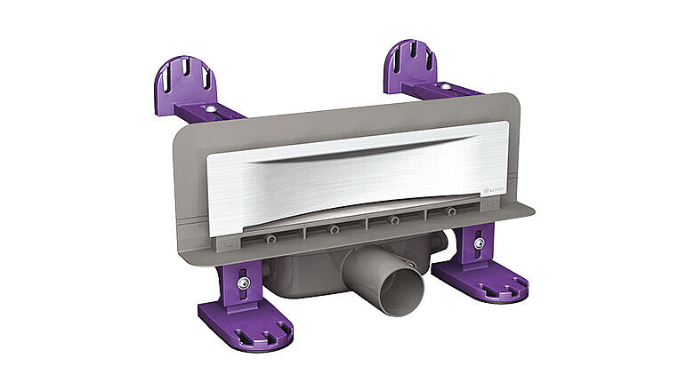 Scada wall drain with a Wave cover Scada wall drain with a Wave cover