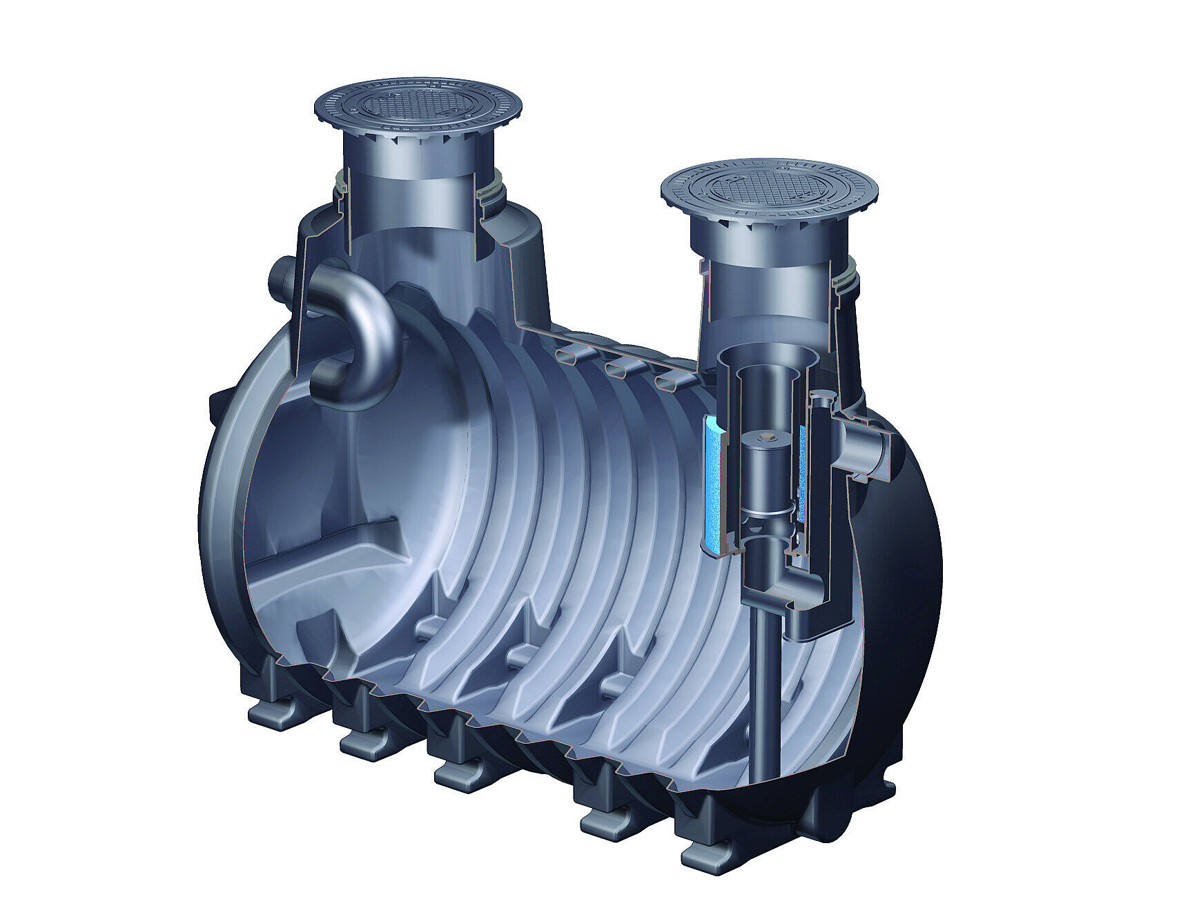 EasyOil ground coalescence separator, System A EasyOil ground coalescence separator, System A