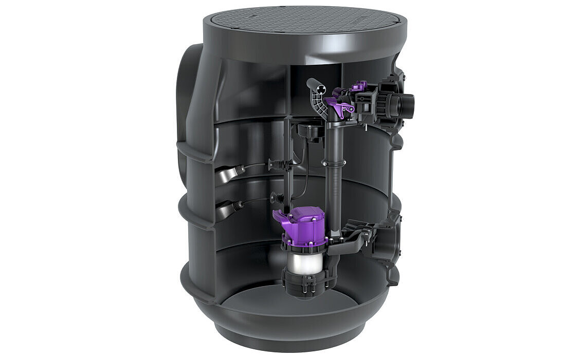 Pumping station Aquapump Small Mono with control unit Pumping station Aquapump Small Mono with control unit