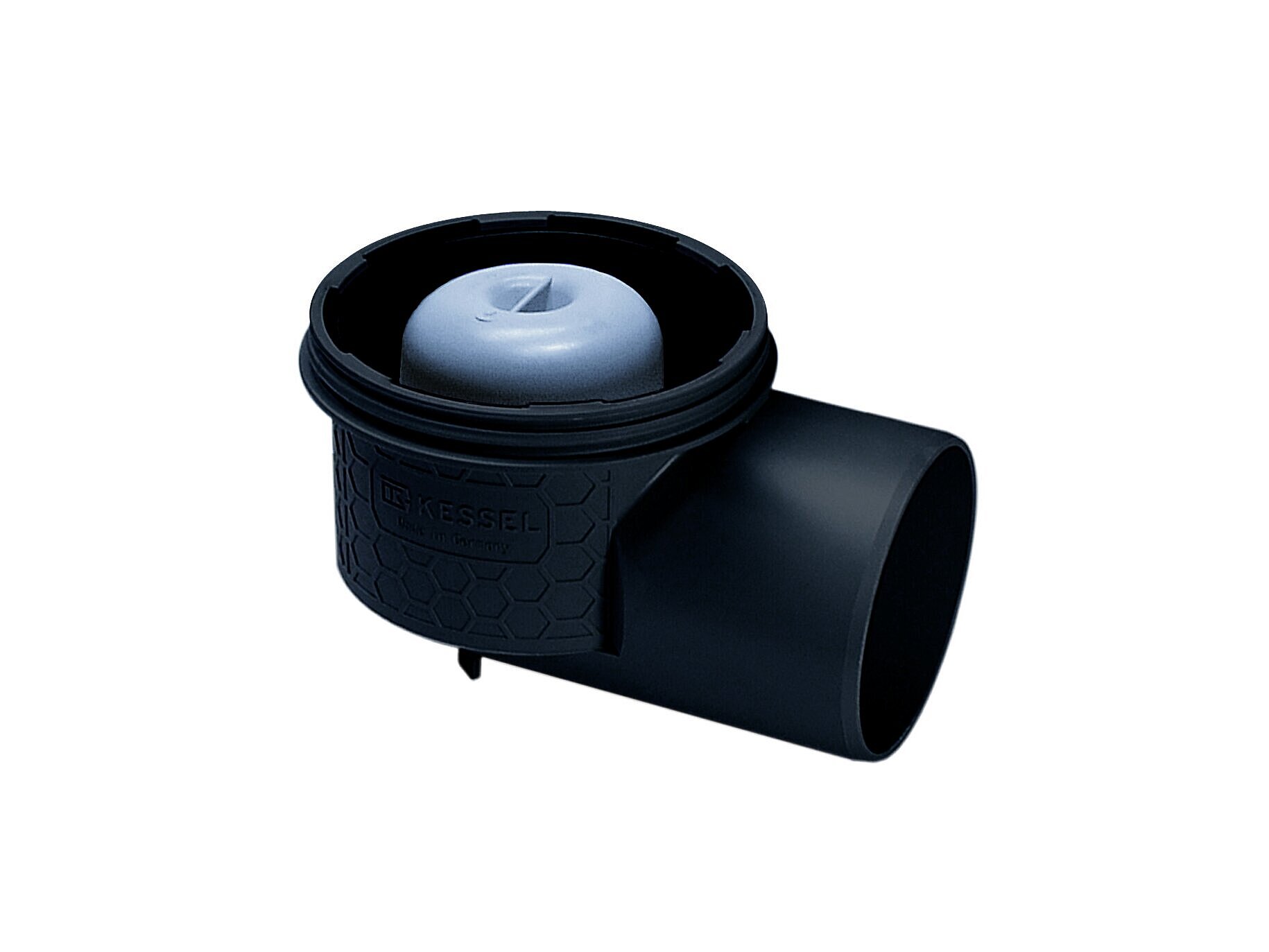 Practicus floor drain with a horizontal outlet Practicus floor drain with a horizontal outlet