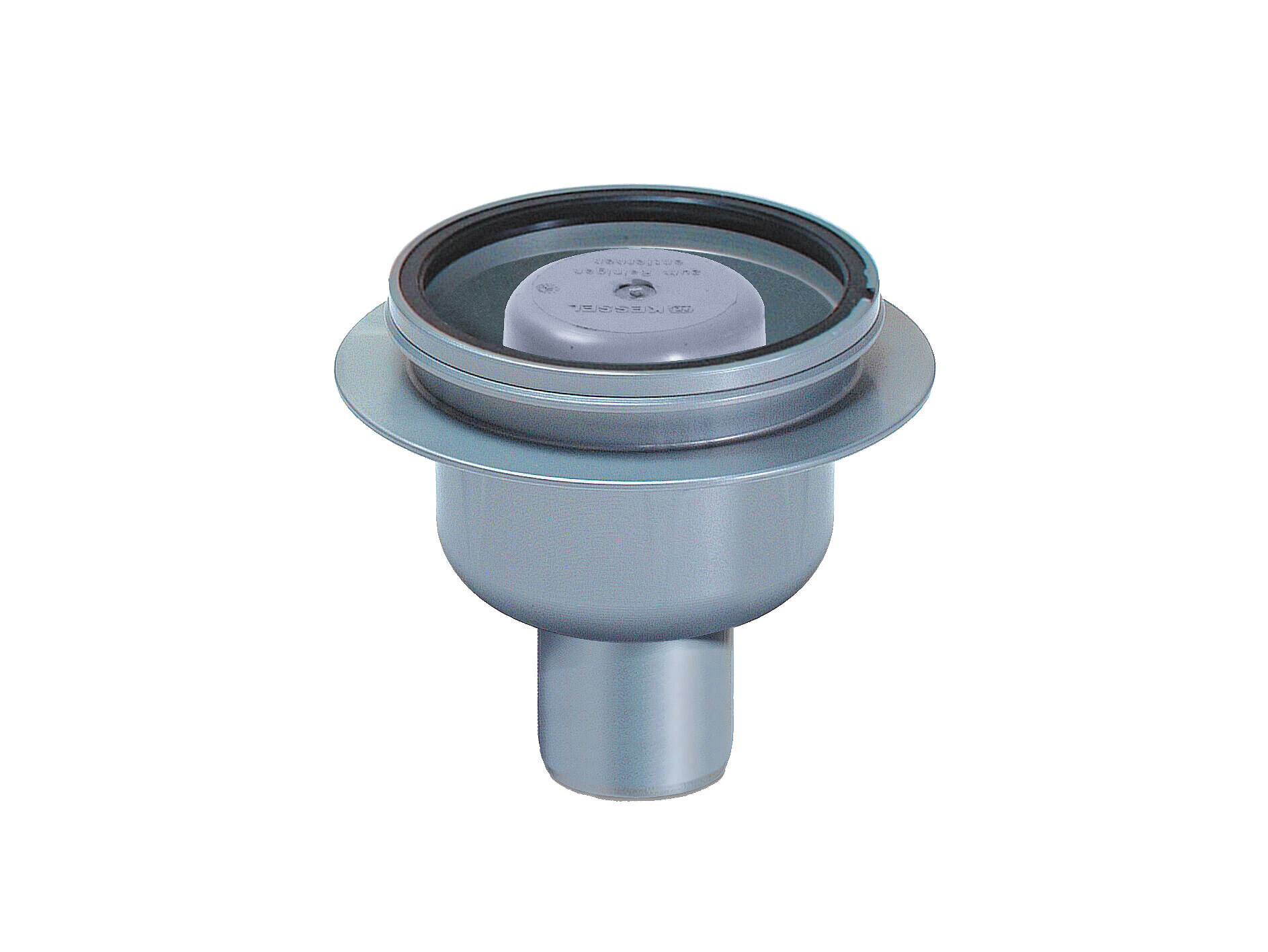 Classic bathroom drain with a vertical outlet Classic bathroom drain with a vertical outlet