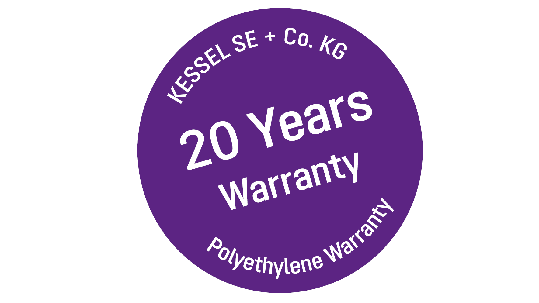 20-year warranty on polyethylene tanks