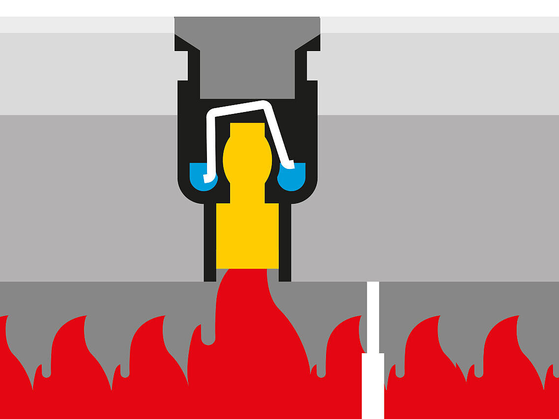 Drain is sealed and prevents further fire damage Drain is sealed and prevents further fire damage