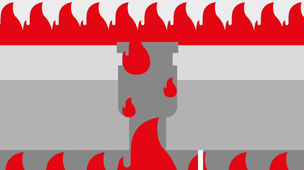 Fire may spread through unprotected drains Fire may spread through unprotected drains